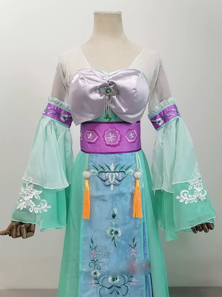 Classical Hot Drama Costumes Hanfu for Female Male Delicate Embroidery Cosplay Hanfu Photography Stage Performance Outfit Dress Goodbye My Princess Princess WeiYoung