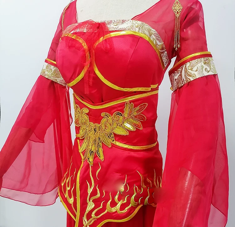 Classical Hot Drama Costumes Hanfu for Female Male Delicate Embroidery Cosplay Hanfu Photography Stage Performance Outfit Dress Goodbye My Princess Princess WeiYoung