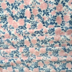 Polyester Polar Fleece Fabric Wholesale Printed Double Side Brushed Micro Polar Fleece for Linen