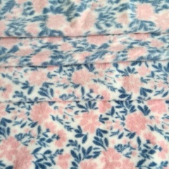 Polyester Polar Fleece Fabric Wholesale Printed Double Side Brushed Micro Polar Fleece for Linen