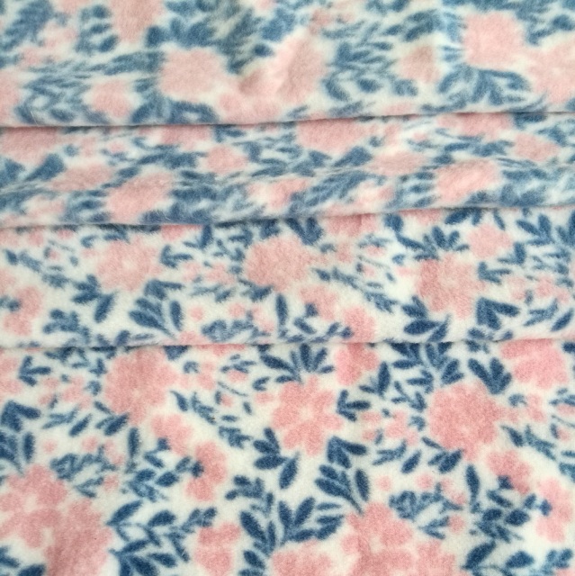 Polyester Polar Fleece Fabric Wholesale Printed Double Side Brushed Micro Polar Fleece for Linen