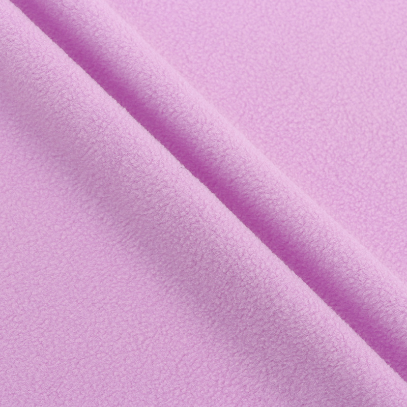 Plain Color Polar Fleece Fabric For Garment Lining and Bedding Article
