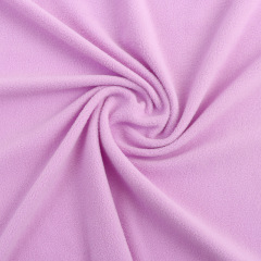 Plain Color Polar Fleece Fabric For Garment Lining and Bedding Article