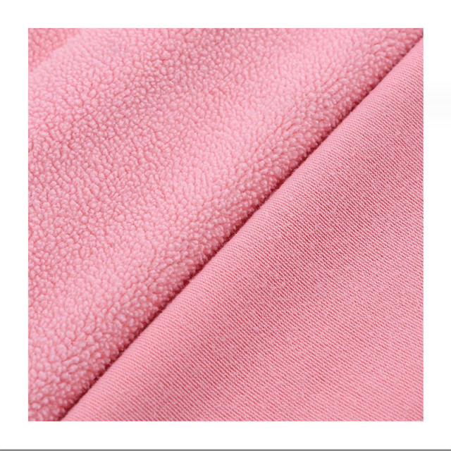 Plain Color Polar Fleece Fabric Dingle Brushed For Garment Lining