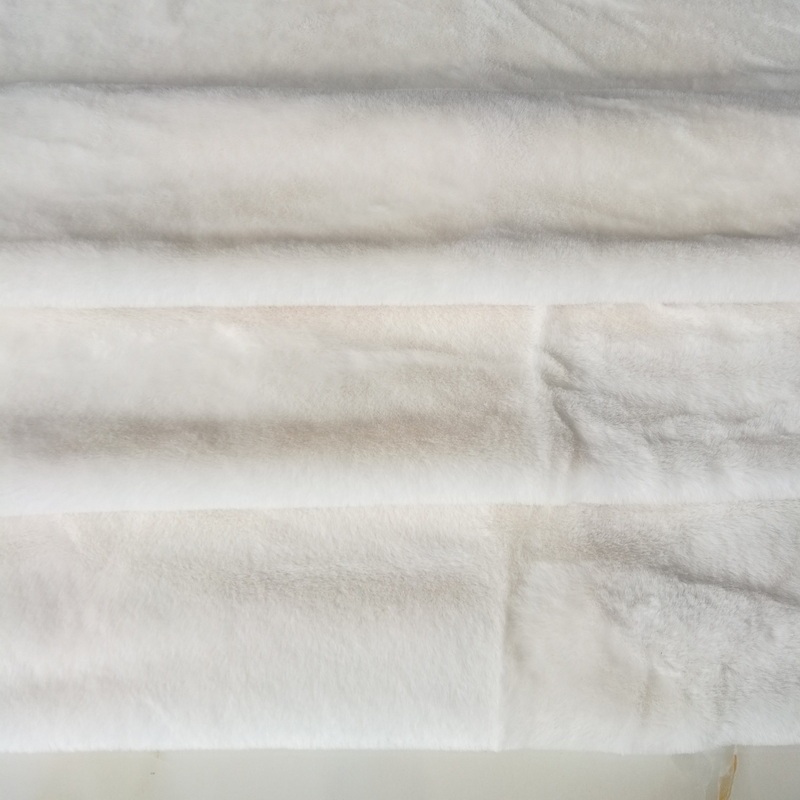 Plush 12mm Faux Rabbit Fur Fabric Imitation Rabbit Fur Fake Rabbit Fur Fabric Bunny Faux Fur