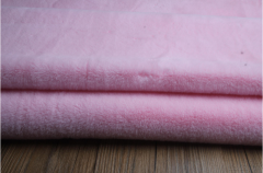 100% Polyester Plain Color Faux Rabbit Fur Fabric Super Soft  For Garment and Beddings