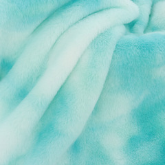 Color dyed faux rabbit fur fabric artificial rabbit fur bunny faux fur synthetic rabbit fur 300GSM Super Soft