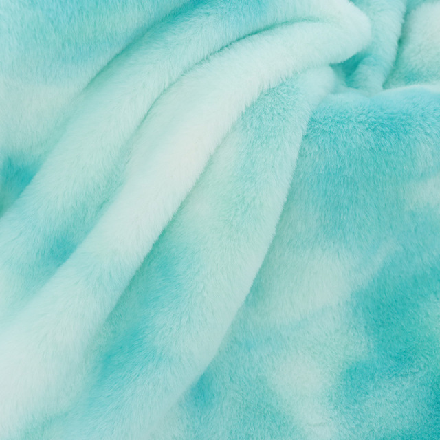 Color dyed faux rabbit fur fabric artificial rabbit fur bunny faux fur synthetic rabbit fur 300GSM Super Soft