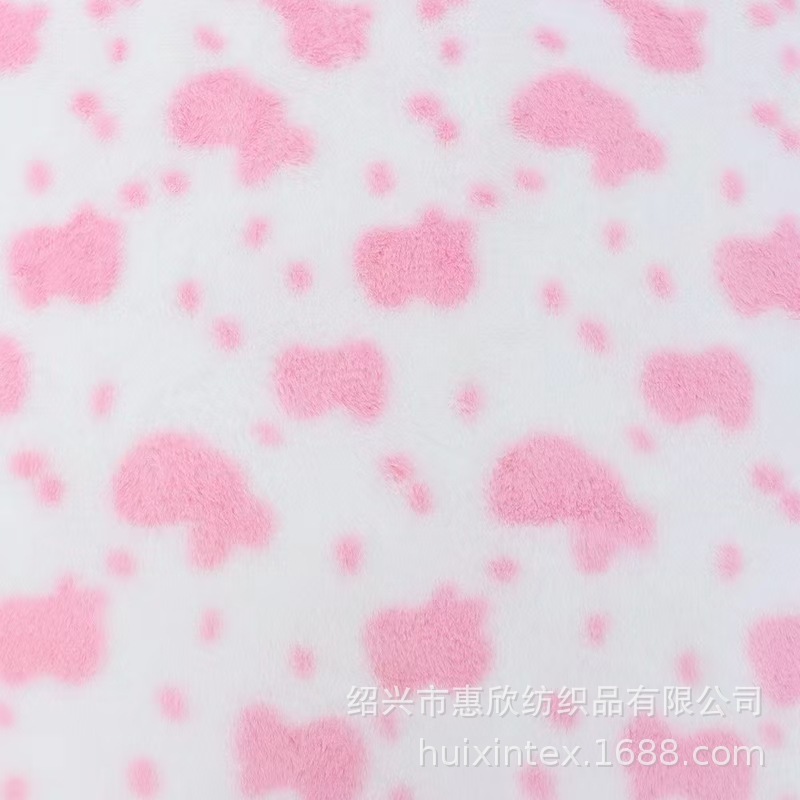 Printed Faux Rabbit Fur Fabric Synthetic rabbit fur fabric faux fur fabric wholesale by yard