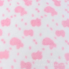 Dyeing Faux Rabbit Fur Fabric 300GSM Super Soft  For Home Decoration Garment and Accessories