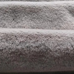 New Arrival Double Side Pile Faux Rabbit Fur Fabric 800gsm Super Soft  For Blanket Beddings and Garment