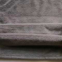 New Arrival Double Side Pile Faux Rabbit Fur Fabric 800gsm Super Soft  For Blanket Beddings and Garment