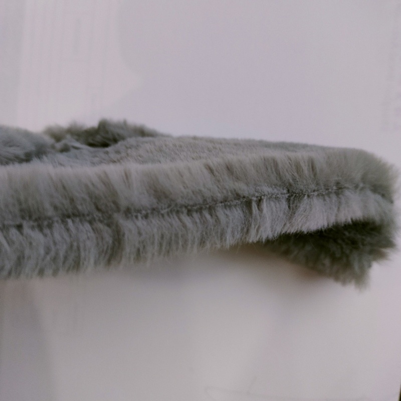 New Arrival Double Side Pile Faux Rabbit Fur Fabric 800gsm Super Soft  For Blanket Beddings and Garment