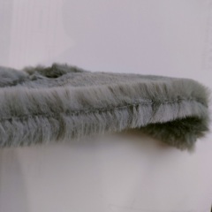 New Arrival Double Side Pile Faux Rabbit Fur Fabric 800gsm Super Soft  For Blanket Beddings and Garment