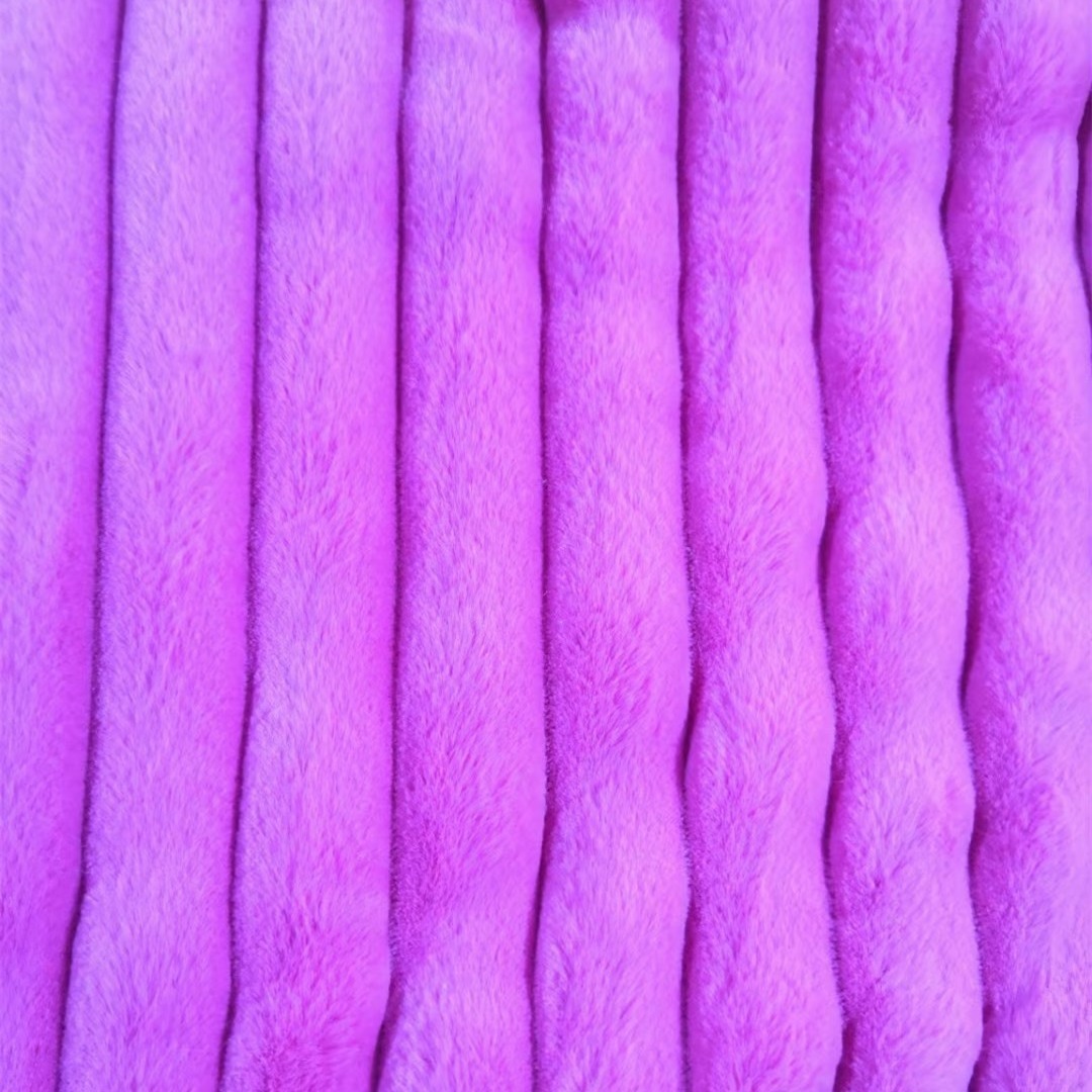 Luxury Plush Embossed Faux Rabbit Fur Fabric 600gsm Super Soft  For Home Decoration and Blanket