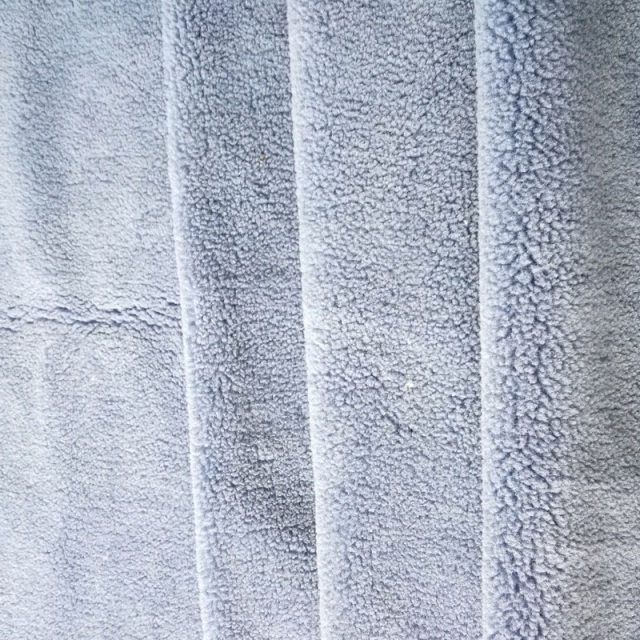 100% polyester sherpa fabric faux fur plain color for garment and fashion accessories