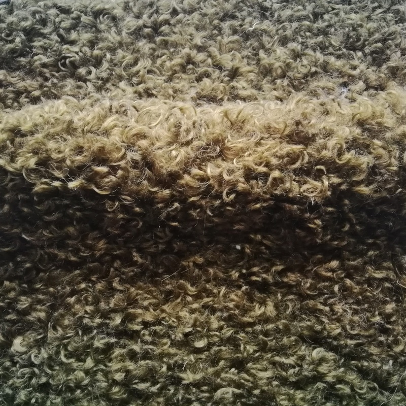 100% polyester 450gsm big curly sherpa fabric plain color special made for garment and fashion accessories