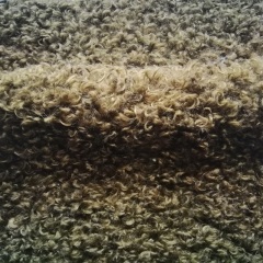 100% polyester 450gsm big curly sherpa fabric plain color special made for garment and fashion accessories
