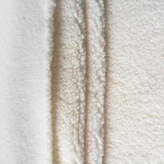 100% polyester synthetic sherpa fur fabric medium hair faux fur fabric wholesale fake furs