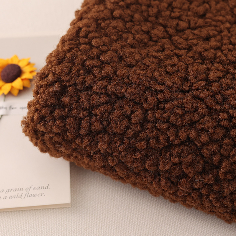 Suede Laminated Sherpa fleece Fabric Sherpa Laminated Faux Fur Fabric Wholesale double side sherpa