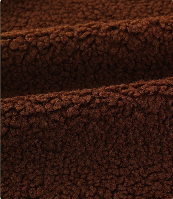 Suede Laminated Sherpa fleece Fabric Sherpa Laminated Faux Fur Fabric Wholesale double side sherpa