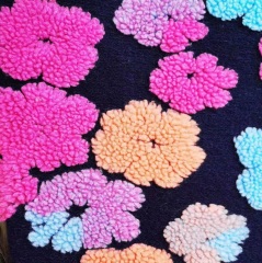 100% polyester jacquard faux sherpa fur fabric 320GSM for garment toys and sofa covers