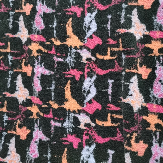 100% polyester jacquard faux sherpa fur fabric 320GSM for garment toys and sofa covers