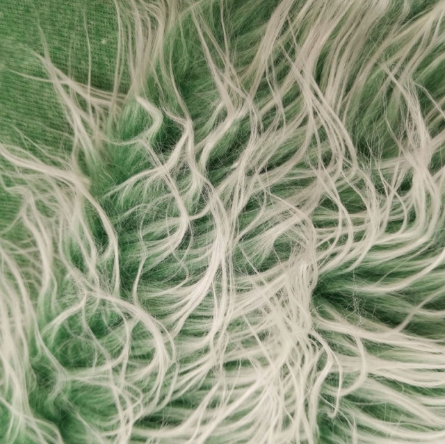 Long Pile Faux Fake Fur Fabric Tip Fade For Cloth,Accessories,Beddings and Household