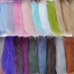 Luxury 5cm Bright Color Faux Fox Fur Imitation Fabric For Garment  Accessories Collar And Hood