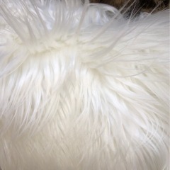 Long Pile Faux Fake Fur Fabric Plain Color For Fashion Accessies Home Rugs And Toys