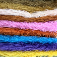 Faux Fur Fabric Medium Curly Pile 40mm For Decorations and Toys