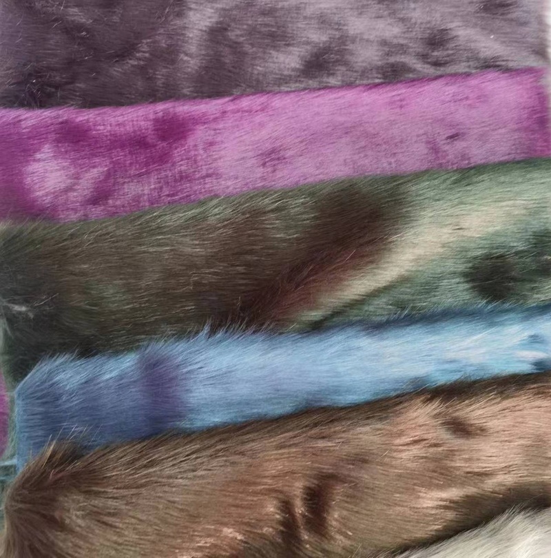 Luxury 5cm Bright Color Faux Fox Fur Imitation Fabric For Garment  Accessories Collar And Hood