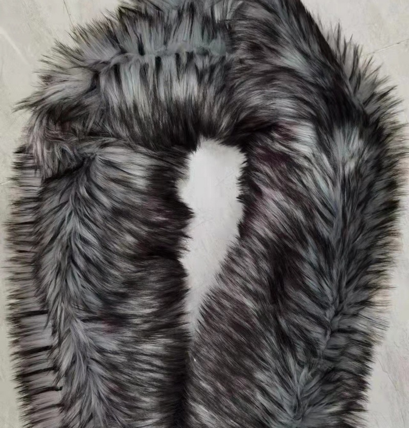 Faux Fake Fur Fabric 3 Colors Dyed Raccoon Fur For Fashion Garment Home Rugs And Toys