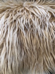 Long Pile Faux Fake Fur Fabric Plain Color For Fashion Accessies Home Rugs And Toys