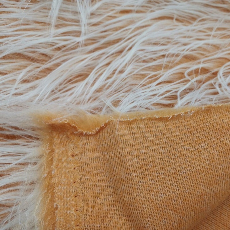 Long Pile Faux Fake Fur Fabric Tip Fade For Cloth,Accessories,Beddings and Household