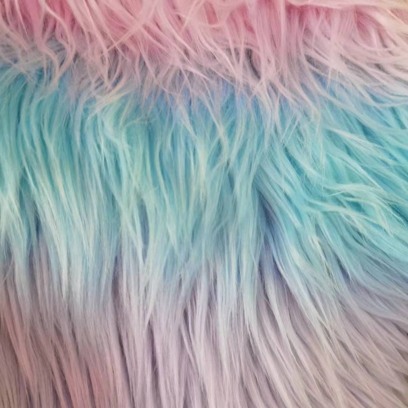Jacquard Faux Fur Long Pile Fabric For Garment,Home Decorations and Toys