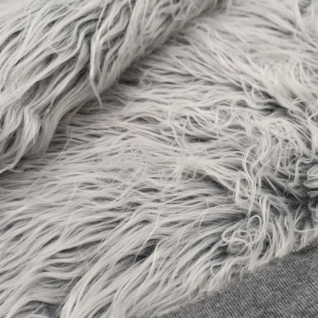 Long Pile Faux Fake Fur Fabric Tip Fade For Cloth,Accessories,Beddings and Household
