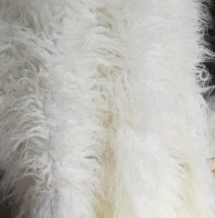 Long Pile Faux Fake Fur Fabric Curly Hair For Fashion Accessies Home Rugs And Toys