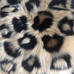 Faux Animal Fur Fabric Faux Leopard Fur Fabric Faux Tiger Fur Fabric Imitation Animal Fur Fabric Wholesale
