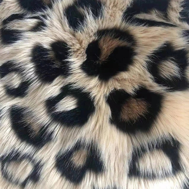 Faux Animal Fur Fabric Faux Leopard Fur Fabric Faux Tiger Fur Fabric Imitation Animal Fur Fabric Wholesale