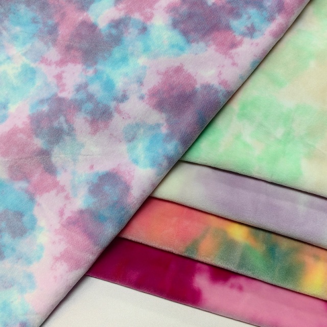 Super Soft Spandex Fabric Colorful Dyed For Clothing Beddings Accessories and Toys
