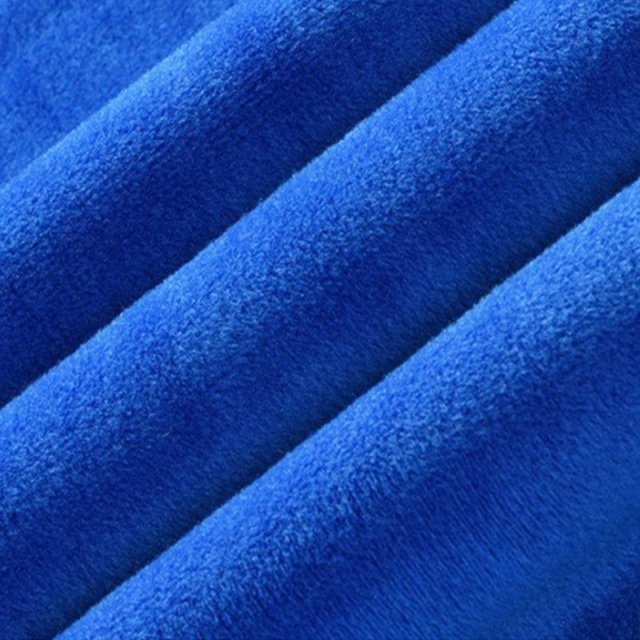 Super Soft Fleece Fabric 1mm Plain Color For Clothes Lining Beddings and Toys