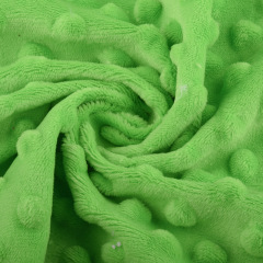 Super Soft Pompom Fabric Plain Color For Clothing Beddings Accessories and Toys