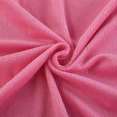Super Soft Fleece Fabric 2mm Plain Color For Clothes Lining Beddings and Toys