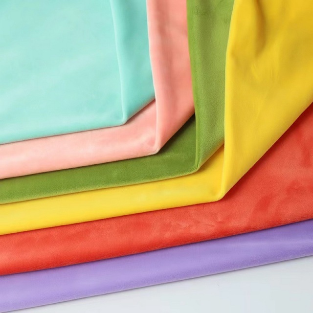 Super Soft Spandex Fabric 1mm Pile For Lining Beddings Accessories and Toys