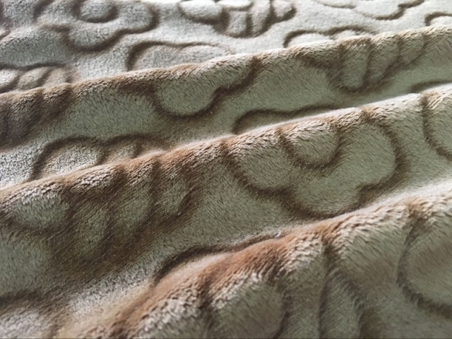 Embossed Super Soft Fabric Plain Color For Clothes Lining Beddings and Toys