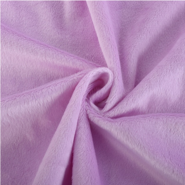 Super Soft Fleece Fabric 2mm Plain Color For Clothes Lining Beddings and Toys