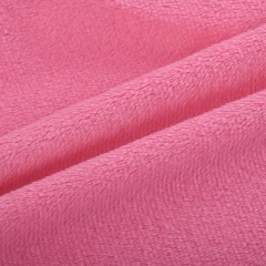 Super Soft Fleece Fabric 2mm Plain Color For Clothes Lining Beddings and Toys