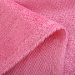 Super Soft Fleece Fabric 2mm Plain Color For Clothes Lining Beddings and Toys