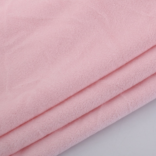 Super Soft Fleece Fabric 1.5mm Plain Color For Clothes Lining Beddings and Toys